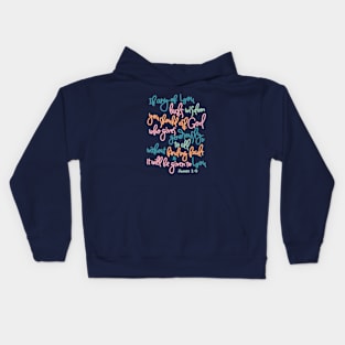 James 1:5 Kids Hoodie